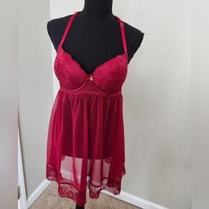 Daisy Fuentes Red Wine Nighty